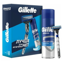 Подарочный набор Gillette Mach3 Бритва + лосьон после бритья Arctic Ice 50 мл