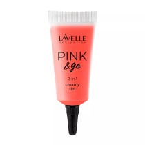 Тинт многофункциональный LAVELLE PINK & GO для щек губ и глаз тон 02