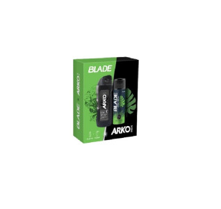 Подарочный набор Arko Гель для душа  Black 260 мл дезодорант Blade Green Dream 150 мл