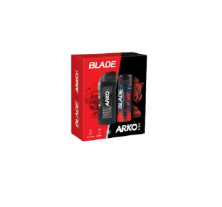 Подарочный набор Arko Гель для душа Black 260 мл дезодорант Blade Self Confidence 150 мл