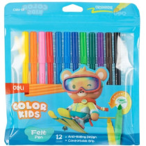 Фломастеры Deli Color Kids 12 цветов