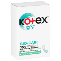 Прокладки ежедневные Kotex Bio-Care экстра тонкие 40 шт