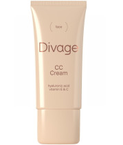 СС-крем Divage увлажняющий с гиалуроновой кислотой и Витаминами Е и С тон 02 Натуральный бежевый 30 мл