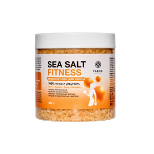 Соль для ванны Fabrik Cosmetology Sea Salt Fitness морская 100% тонус и упругость 600 гр