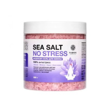 Соль для ванны Fabrik Cosmetology Sea Salt No Stress морская 100% антистресс 600 гр