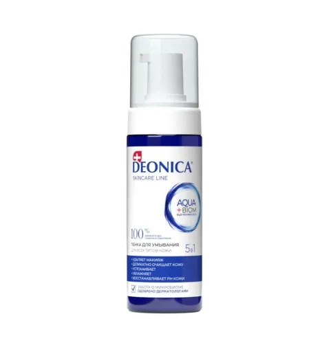 Пенка для умывания Deonica Skincare Line 5 в 1 очищающая для всех типов кожи 150 мл – 1