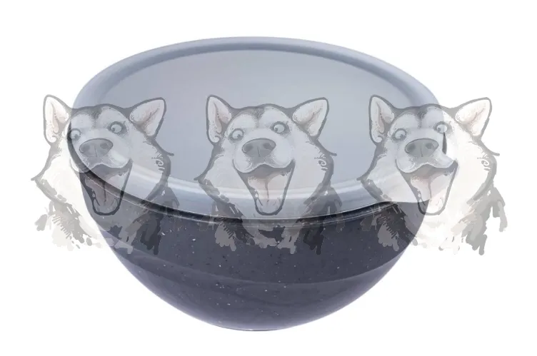 Миска Полимербыт Granite с крышкой серая 1 л – 1