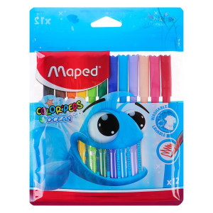 Фломастеры Maped COLORPEPS OCEAN 12 цветов