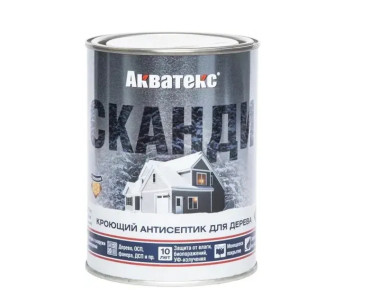 Антисептик Акватекс Сканди кроющий графит 0.75 л