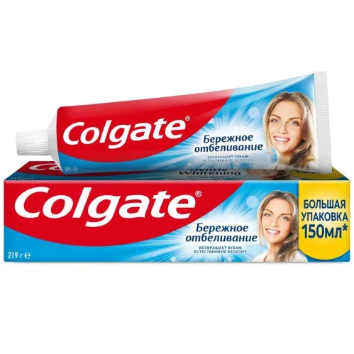 Зубная паста Colgate бережное отбеливание 150 мл  – 1