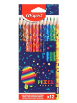 Карандаши цветные Maped PIXEL PARTY 12 цветов