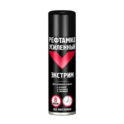 Аэрозоль от насекомых Рефтамид от комаров, клещей, мошек Экстрим 150 мл – 1