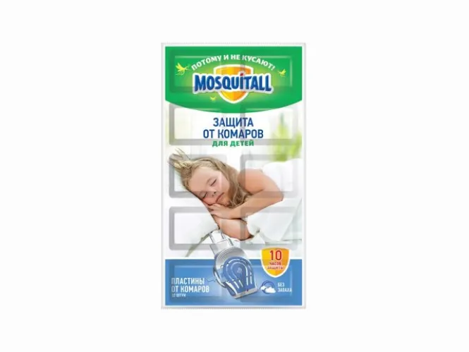 Пластины от комаров Mosquitall Нежная защита для детей 10 шт – 1