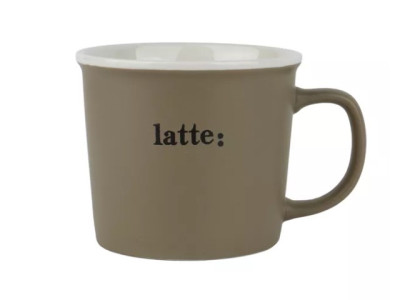 Кружка Lakomo Latte серо-бежевый 350 мл