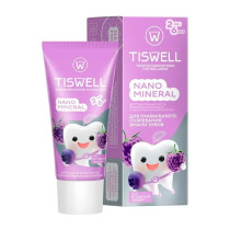 Зубная паста TISWELL Реминерализующая наногидроксиапатит Ягодный зефир от 2-6 лет 60 гр