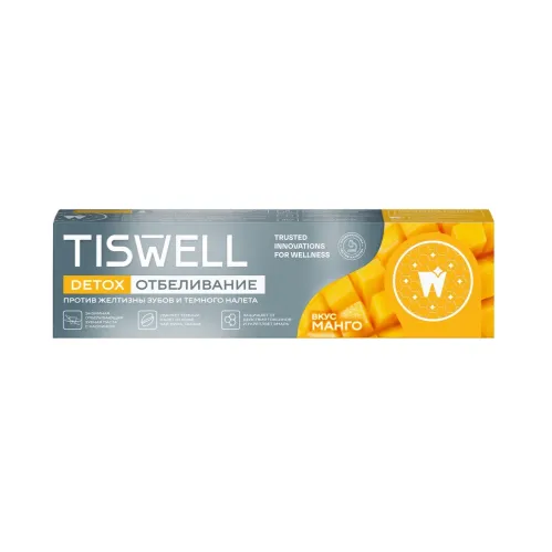 Зубная паста TISWELL Отбеливающая энзимная Манго 110 гр – 3
