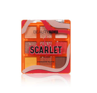 Палетка теней для век BEAUTY BOMB Scarlet тон 01 7 гр - 1