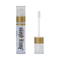 Бальзам для губ BEAUTY BOMB Juicy тон 02 Shine Baby прозрачный с фиолетовыми блестками 3.4 мл