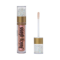 Бальзам для губ BEAUTY BOMB Juicy тон 06 Cosmic Heart прозрачный с ярко-розовыми блестками 3.4 мл