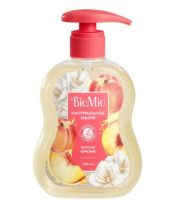 Мыло жидкое BioMio Bio-Soap натуральное с маслом персика 300 мл