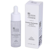 Сыворотка для лица Queen Charm Ампульная для выравнивания тона с ниацинамидом 10%, 30 мл