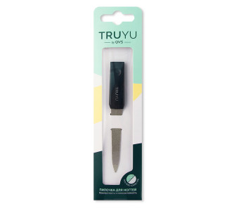 Пилка для ногтей TRUYU галантерея компактная с сапфировым напылением 