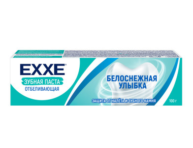 Зубная паста EXXE Белоснежная улыбка отбеливающая 100 гр