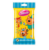 Салфетки влажные Ultra Fresh Три кота 15 шт