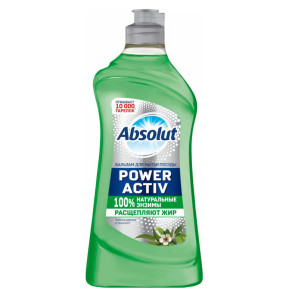 Средство для мытья посуды Absolut Power Activ Чайное дерево и эвкалипт 500 мл
