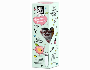 Подарочный набор Весна Dream Peach крем для рук питательный Mulgurt 75 мл и пилка маникюрная
