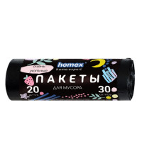 Мешки для мусора Homex ХиТ 30 л 20 шт