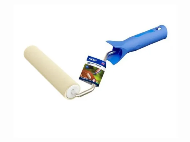 Валик Акор миди в сборе велюр для работ с лаками 160 мм – 1