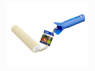 Валик Акор миди в сборе велюр для работ с лаками 120 мм