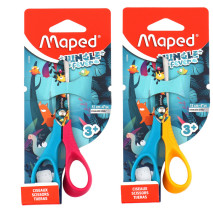 Ножницы канцелярские Maped JUNGLE FEVER VIVO детские 12 см