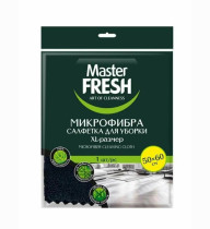 Салфетка для пола Master Fresh микрофибра черная 50х60 см