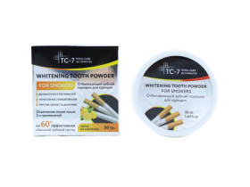 Зубной порошок TC-7 отбеливающий для курильщиков 50 гр 