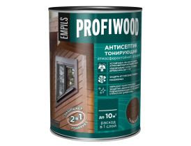 Антисептик для дерева Profiwood алкидный тонирующий 2в1 бесцветный 0.6 кг