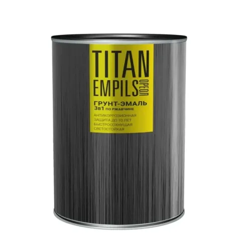 Грунт-эмаль Ореол Titan по ржавчине серая RAL7004 8.5 кг – 1