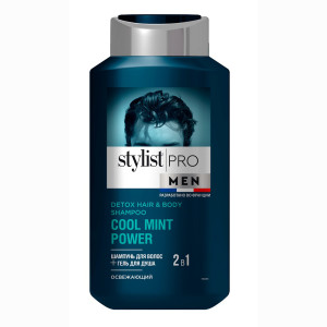 Шампунь для волос Stylist Pro Men и гель для душа 2в1 400 мл