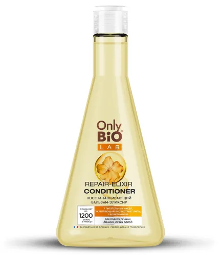 Бальзам для волос Only Bio Lab Repair-elixir Восстанавливающий 340 мл – 1