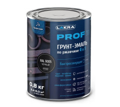 Грунт-эмаль Лакра Prof It по ржавчине 4 в1 быстросохнующая желтый 0.8 кг