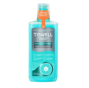 Ополаскиватель для полости рта TISWELL для всей семьи реминерализующий наногидроксиапатит 500 мл