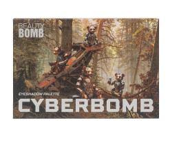 Палетка теней для век BEAUTY BOMB Cyberbomb тон 01 12 цветов: матовые и сияющие 8.4 гр