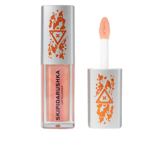 Блеск для губ BEAUTY BOMB Skipidarushka плампер тон 01 Красно-оранжевый дуохромный шиммер 3 мл - 1