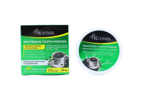 Зубной порошок TC-7 отбеливающий от налёта чая и кофе 50 гр