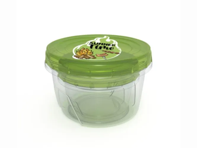 Набор Полимербыт Summer time банки для хранения зеленый 0.3л и 0.7 л 2 шт – 2