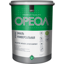 Эмаль Ореол акриловая универсальная глянцевая слоновая кость 1 кг