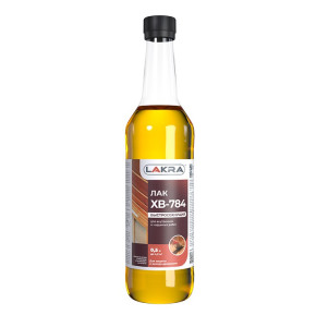 Лак для дерева Лакра ХВ-784 Красное дерево 0.5 л