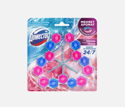 Туалетный блок Domestos Свежесть океана и нежность пиона 3 шт х 50 г 