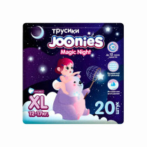 Подгузники-трусики JOONIES Magic Night XL 12-17 кг 20 шт